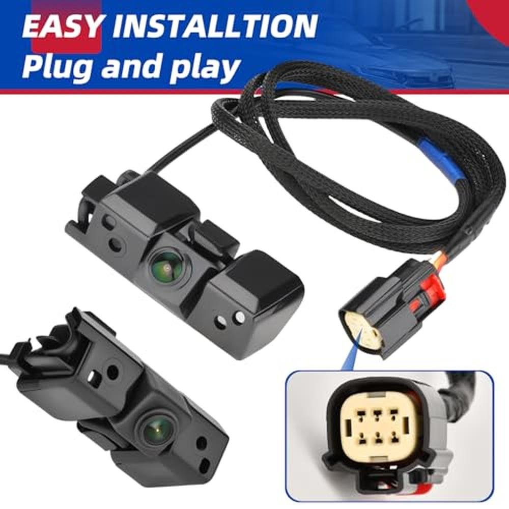 Backup Camera Rear View Camera Compatible with 2014 2015 Chevy Silverado Cheyenne GMC Sierra 1500 2500 HD 3500 HD Replaces # 22803702 23306741