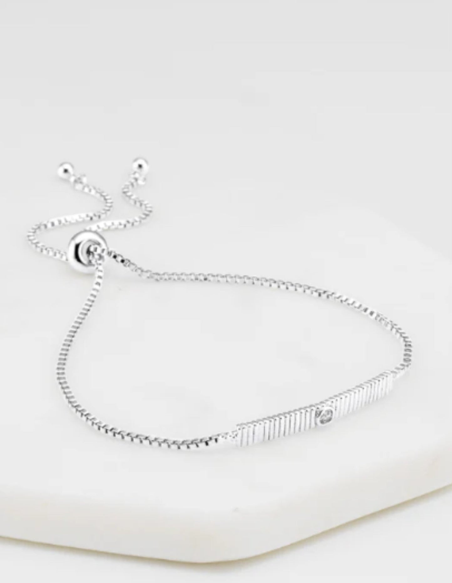 Billie rokassprādze - sudrabs - Zafino