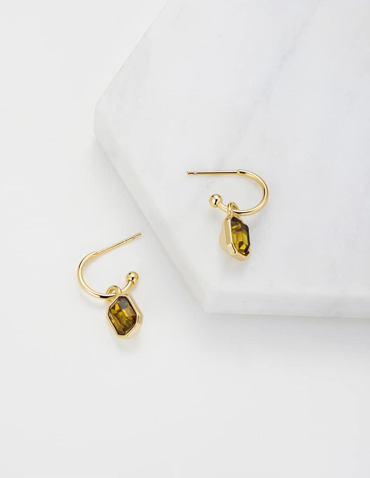 Boucle d'oreille Leighton - Mousse - Zafino