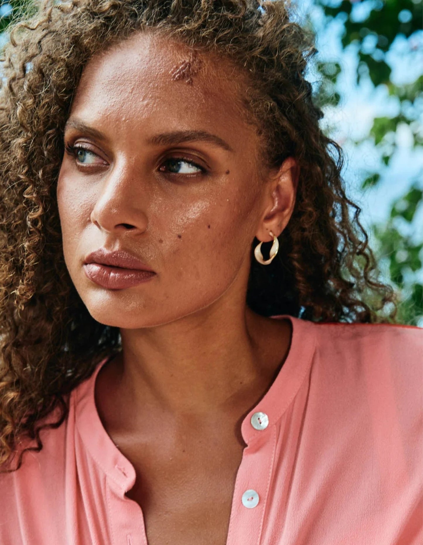 Mira Earring - Twisted White - Eb&Ive