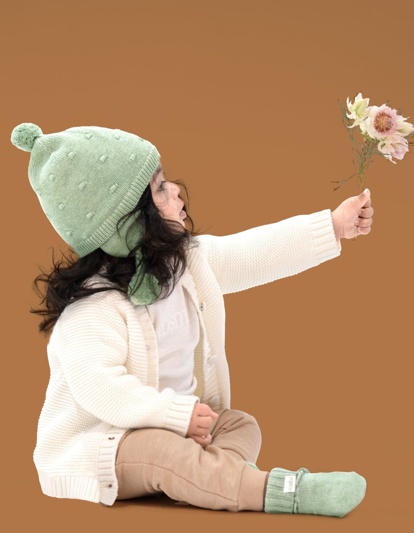 Popcorn bio pour cache-oreilles - Matcha - Toshi