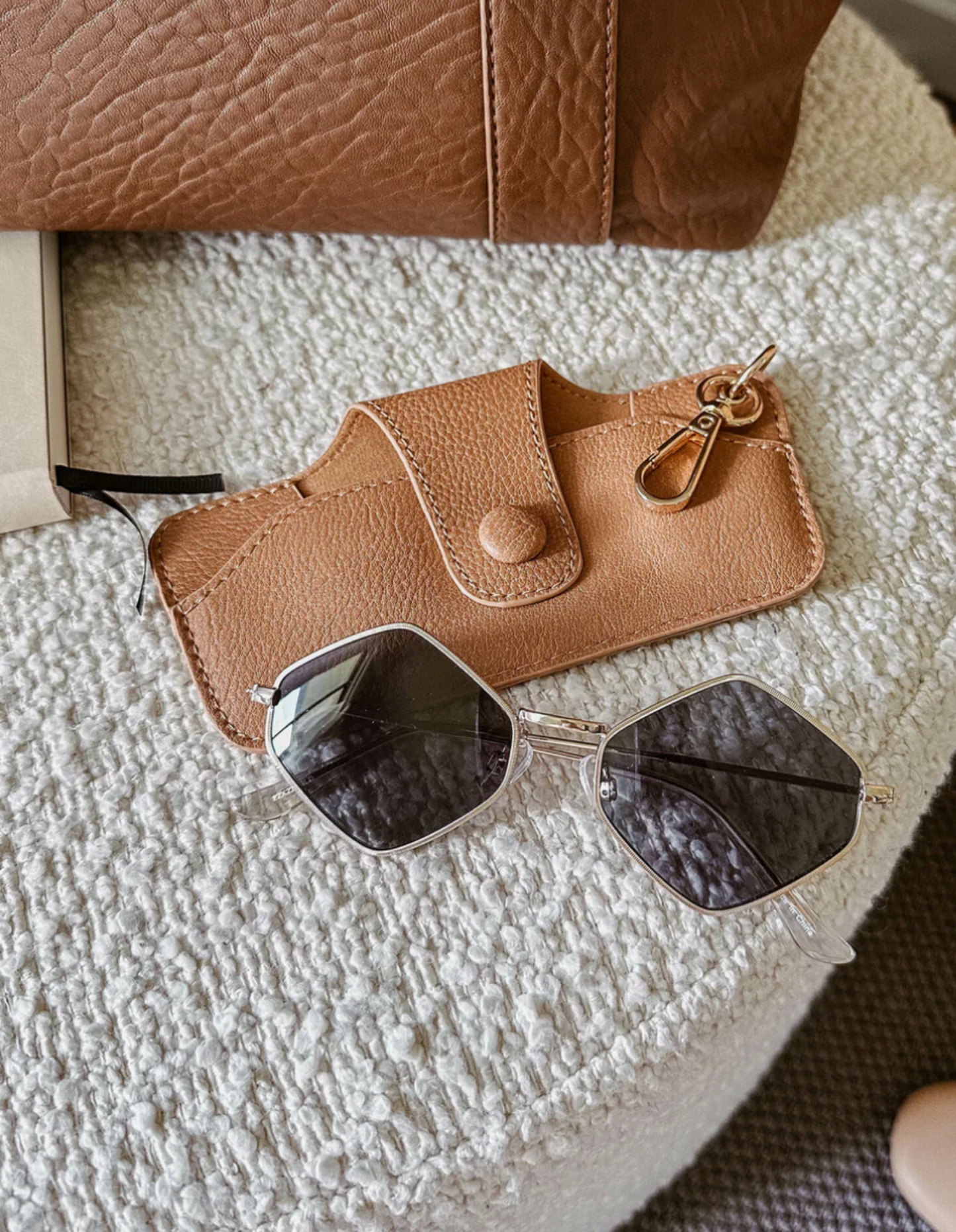 Étui à lunettes de soleil Skittle - Camel - Louenhide