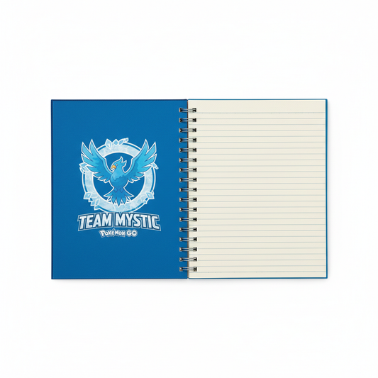 Team Mystic Notebook Open Pages
