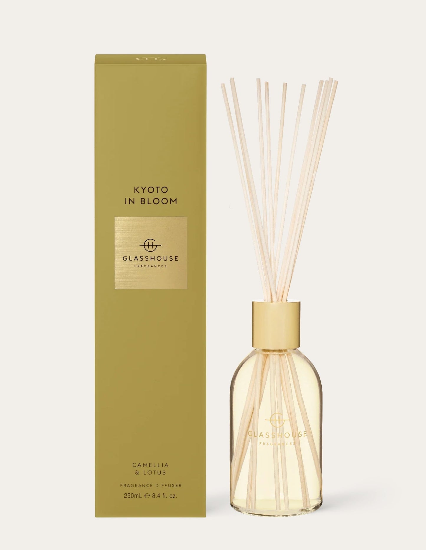 Difuzors 250ml - Kyoto in Bloom - Glasshouse Fragrances