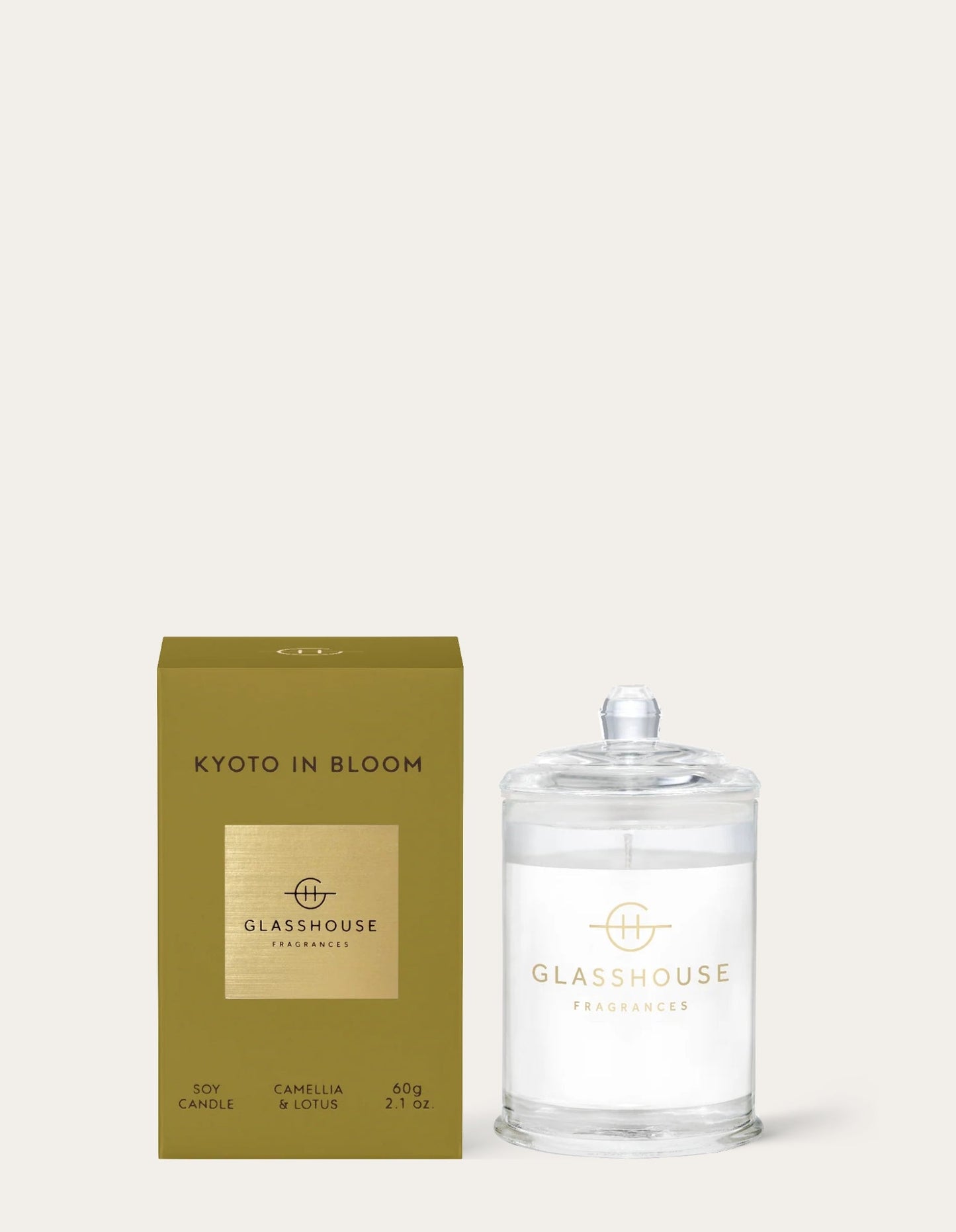 Bougie 60 g - Kyoto en fleurs - Glasshouse Fragrances