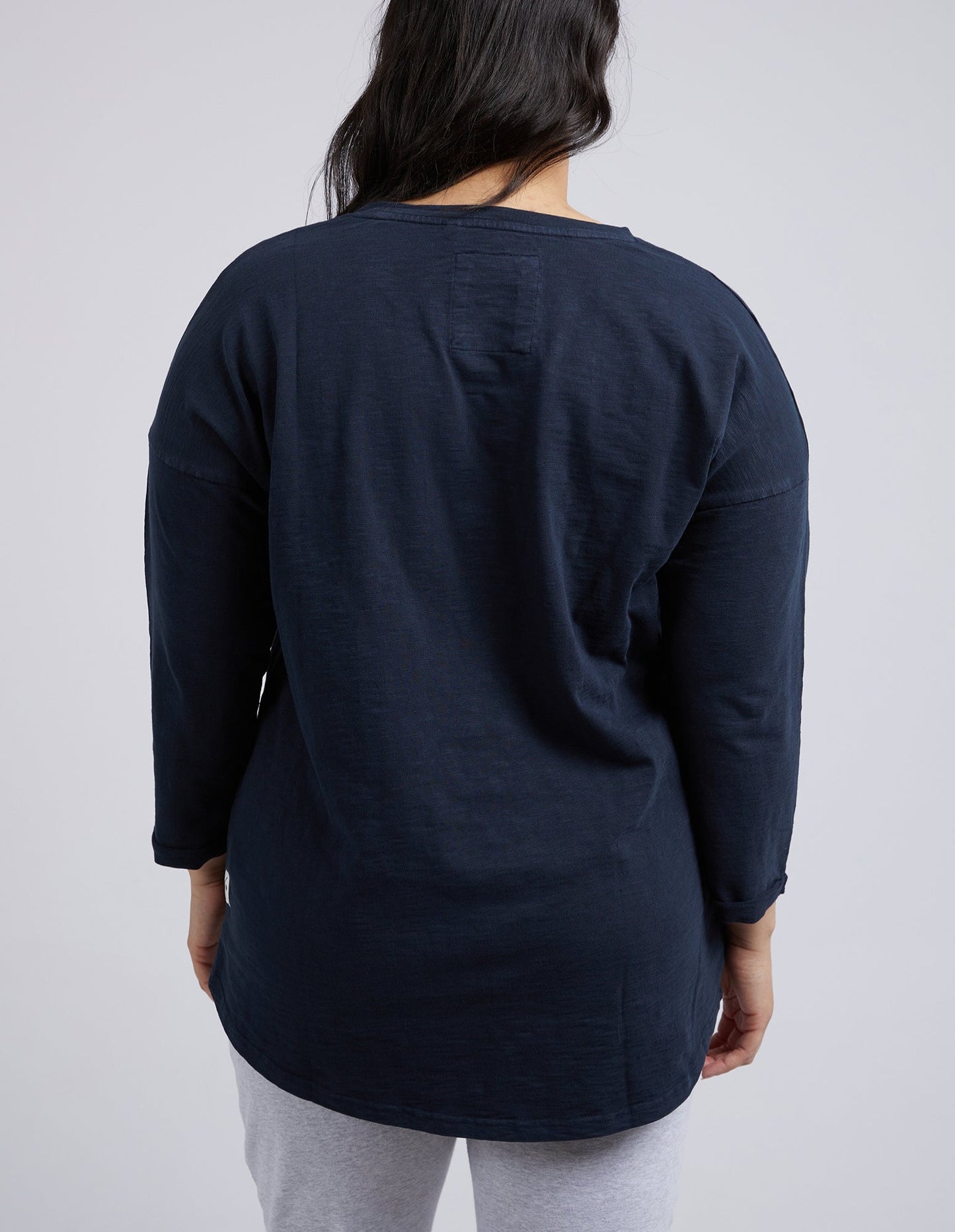 Annie 3/4 Sleeve Tee - Navy - Elm Lifestyle