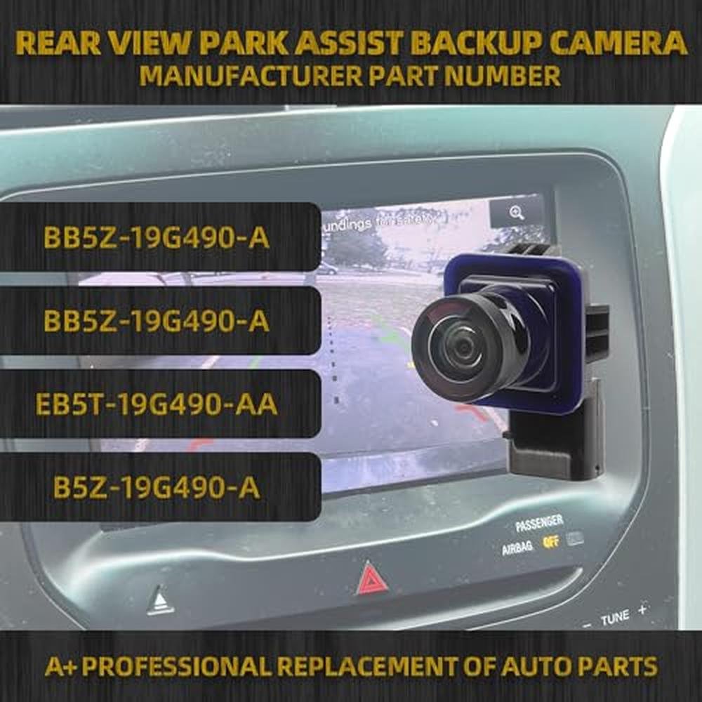 Dasbecan Backup Camera Replacement Compatible with Ford Explorer 2011 2012 2013 2014 2015 Replaces Number BB5Z-19G490-A EB5Z-19G490-A FL1T-19G490-AC