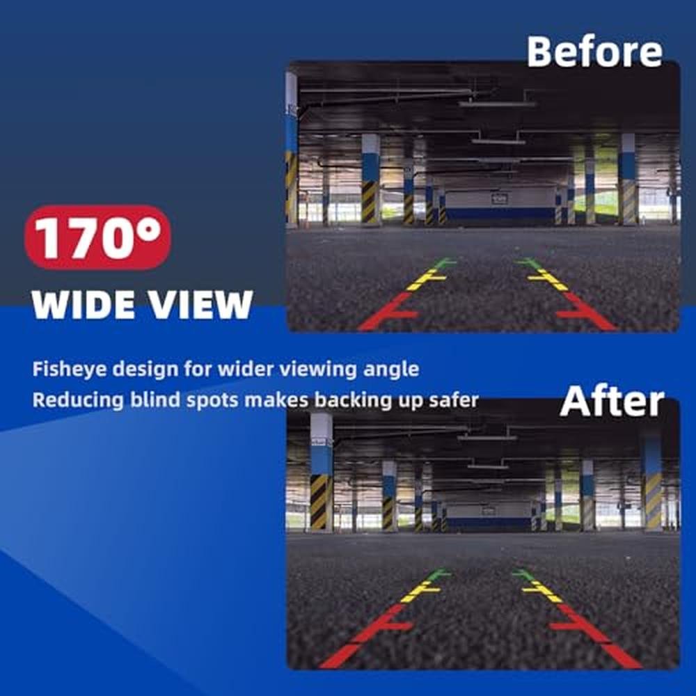 Backup Camera Rear View Camera Compatible with 2014 2015 Chevy Silverado Cheyenne GMC Sierra 1500 2500 HD 3500 HD Replaces # 22803702 23306741