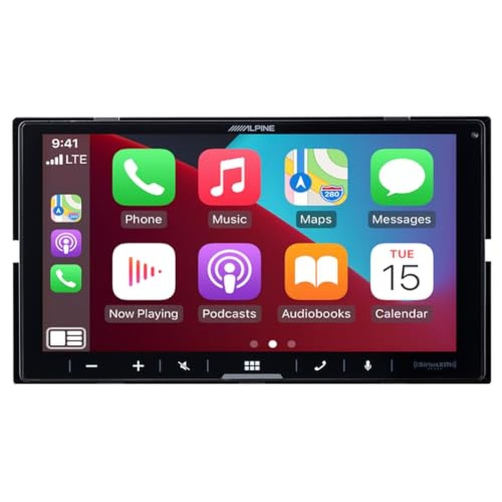 Alpine ILX-W670, 7-Inch Double DIN Digital Multimedia Receiver Compatible with Apple Carplay and Android Auto - Includes EchoMaster Backup Camera