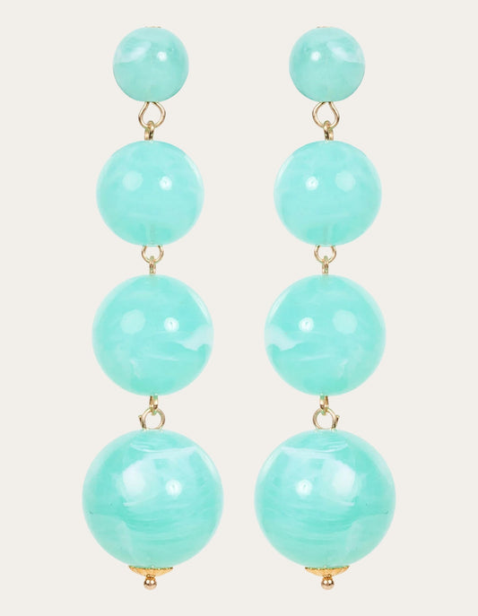 Baja Bead Earring - Mint- Haven
