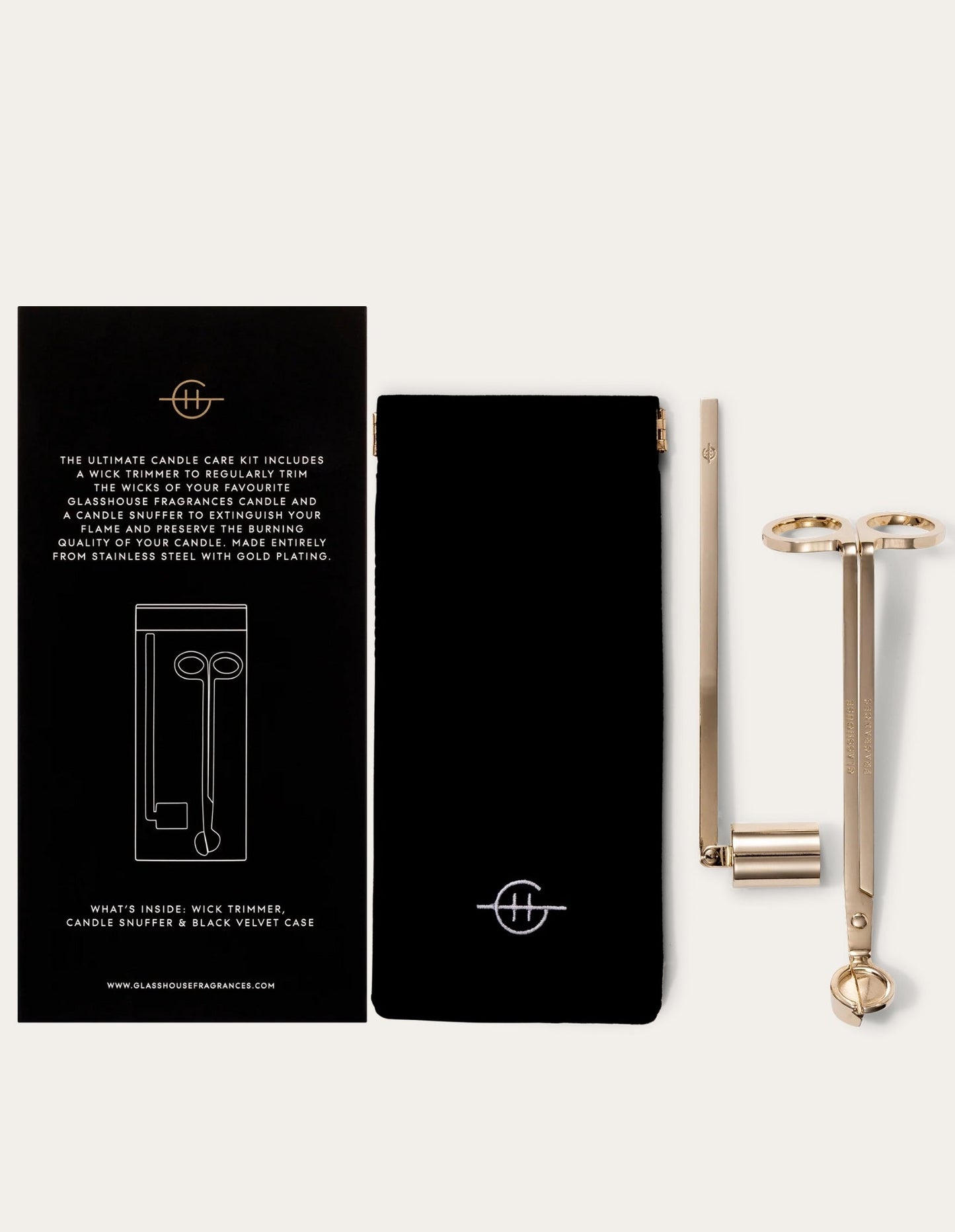 Sveču kopšanas komplekts - Glasshouse Fragrances