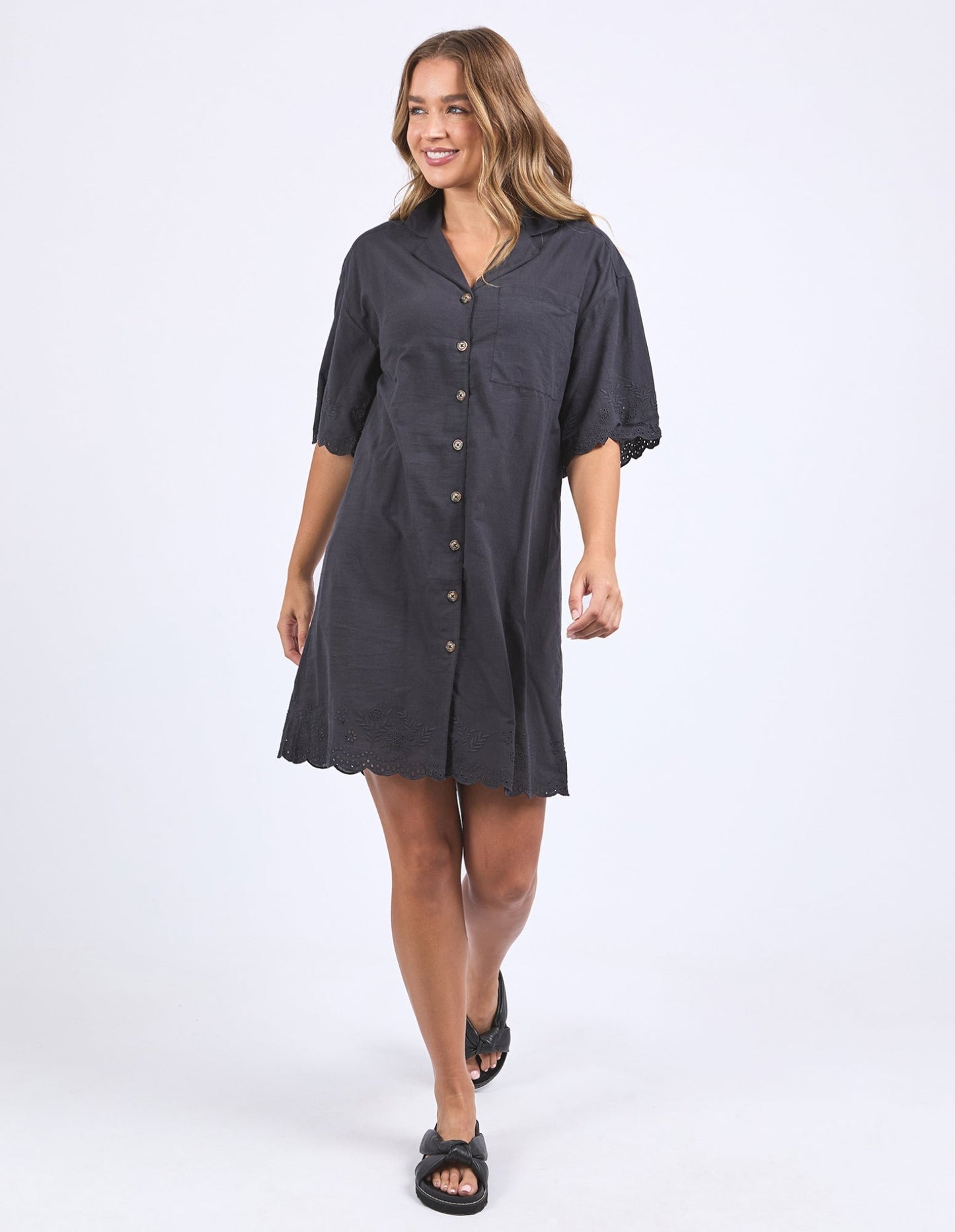 Madeleine Shirt Dress - Foxwood