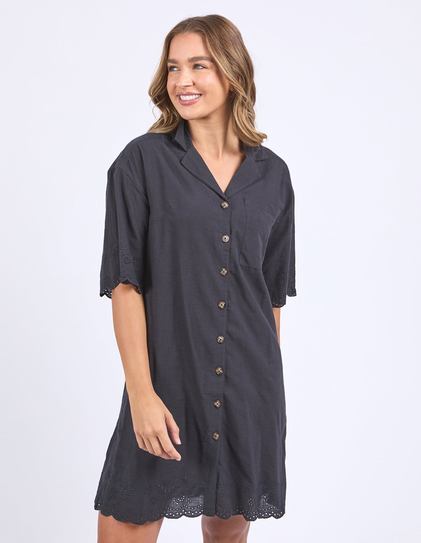 Madeleine Shirt Dress - Foxwood