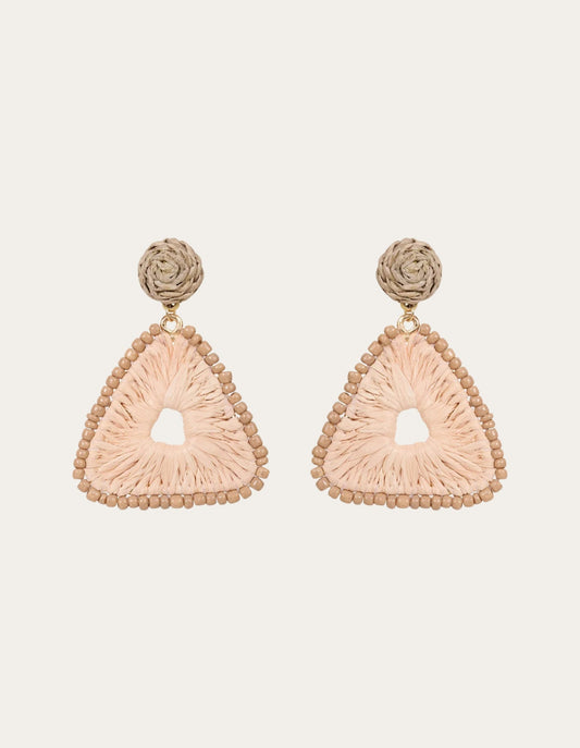 Matera Drop Earring - Raw Tri - Eb&Ive