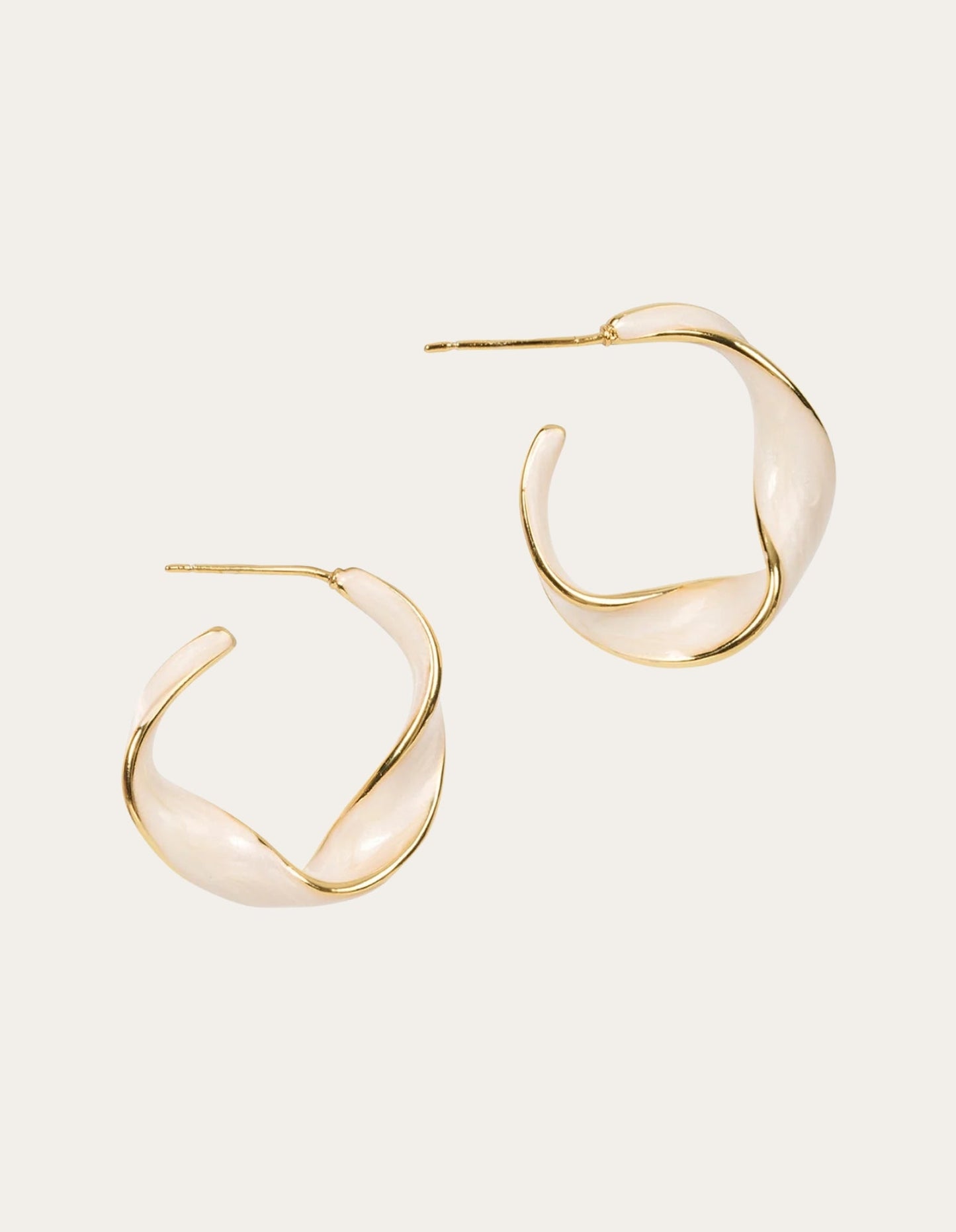 Mira Earring - Twisted White - Eb&Ive