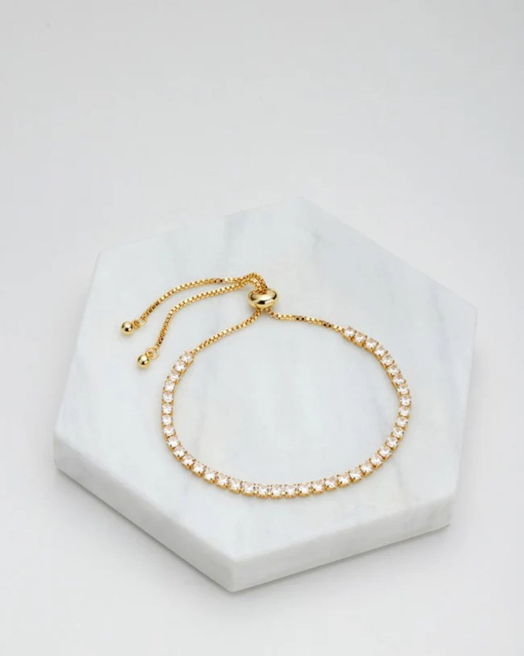 Bracelet de tennis Nikki - Or - Zafino