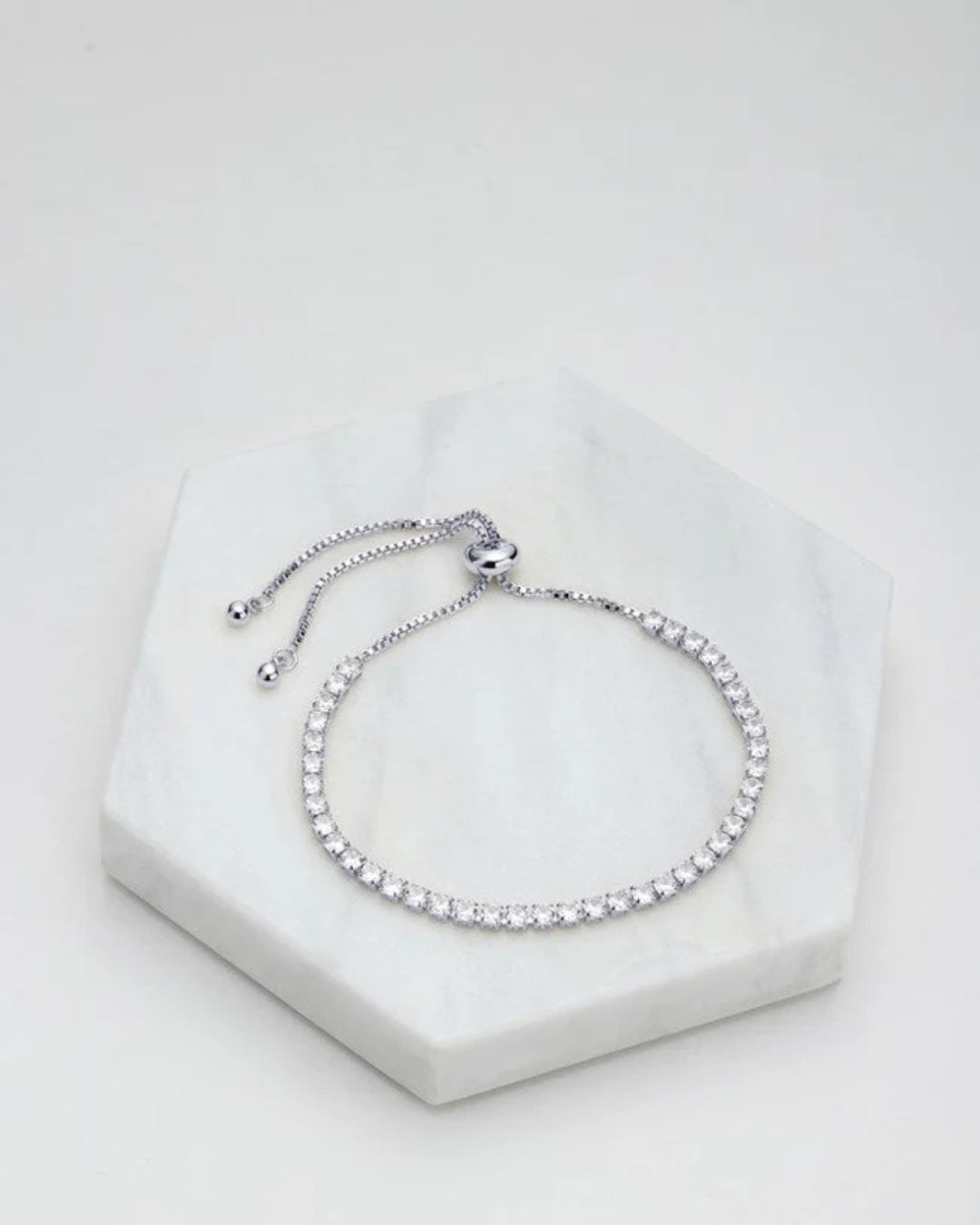 Bracelet de tennis Nikki - Argent - Zafino