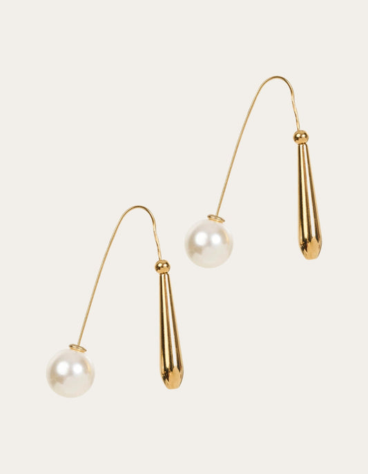 Oline pilienveida auskars - Pērle - Isle Of Mine