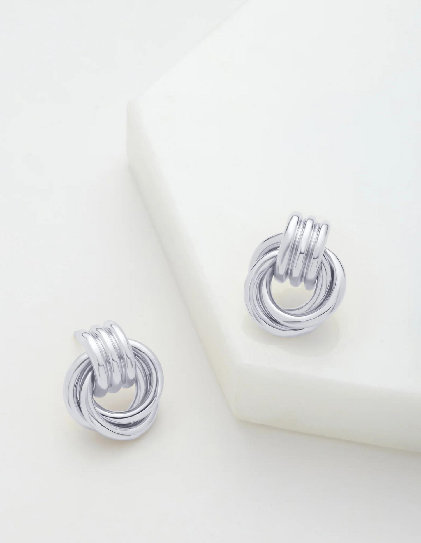 Boucles d'oreilles coquelicot - Argent - Zafino