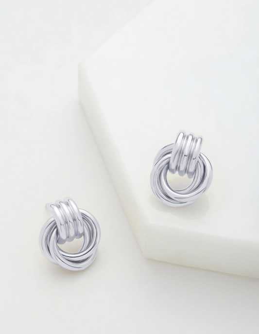 Boucles d'oreilles coquelicot - Argent - Zafino