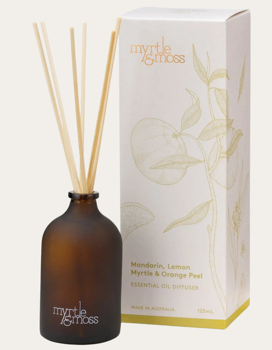 Diffuseur - Mandarine, myrte citronnée et écorce d'orange - Myrte et mousse