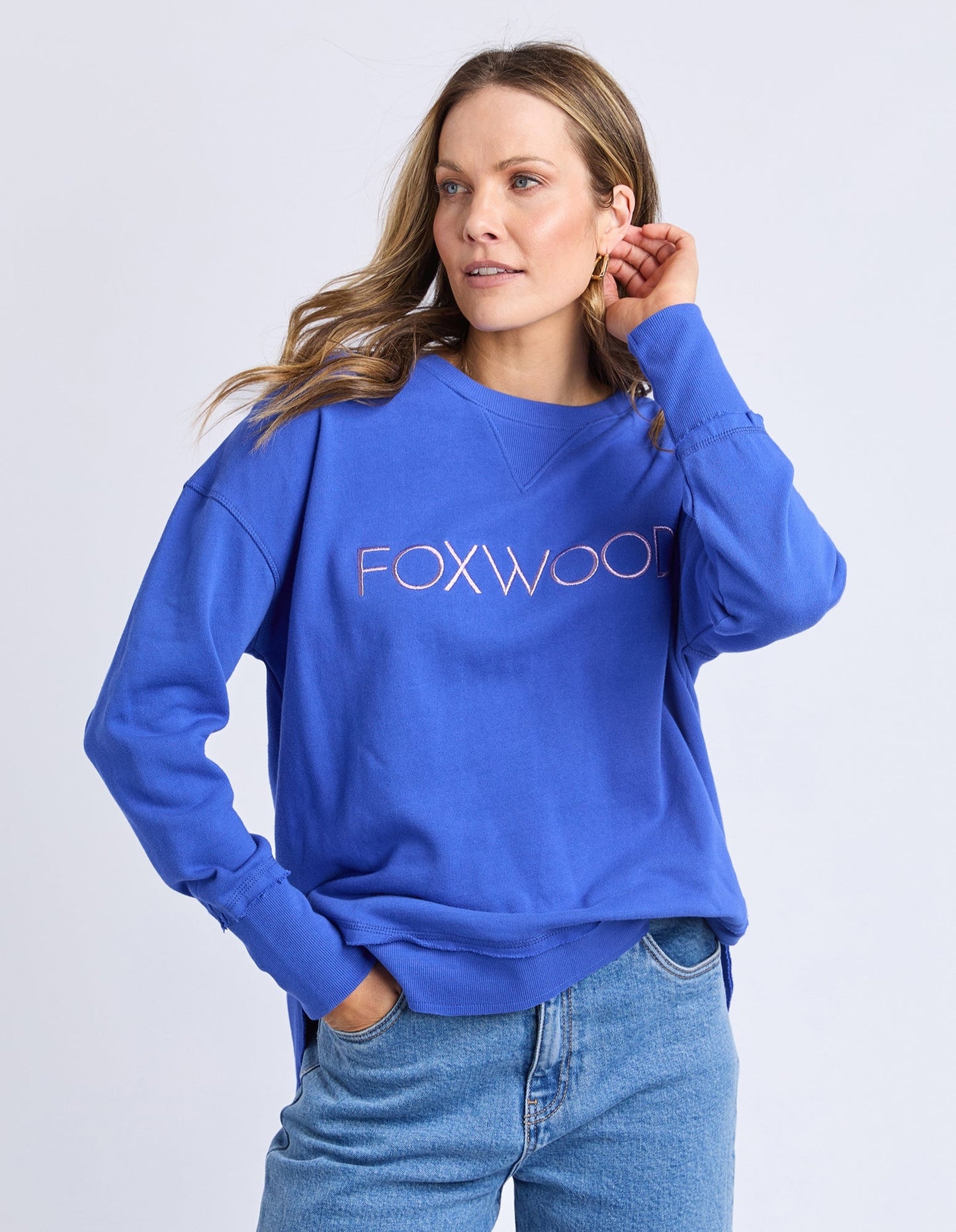 Simplified Metallic Crew - Zila - Foxwood