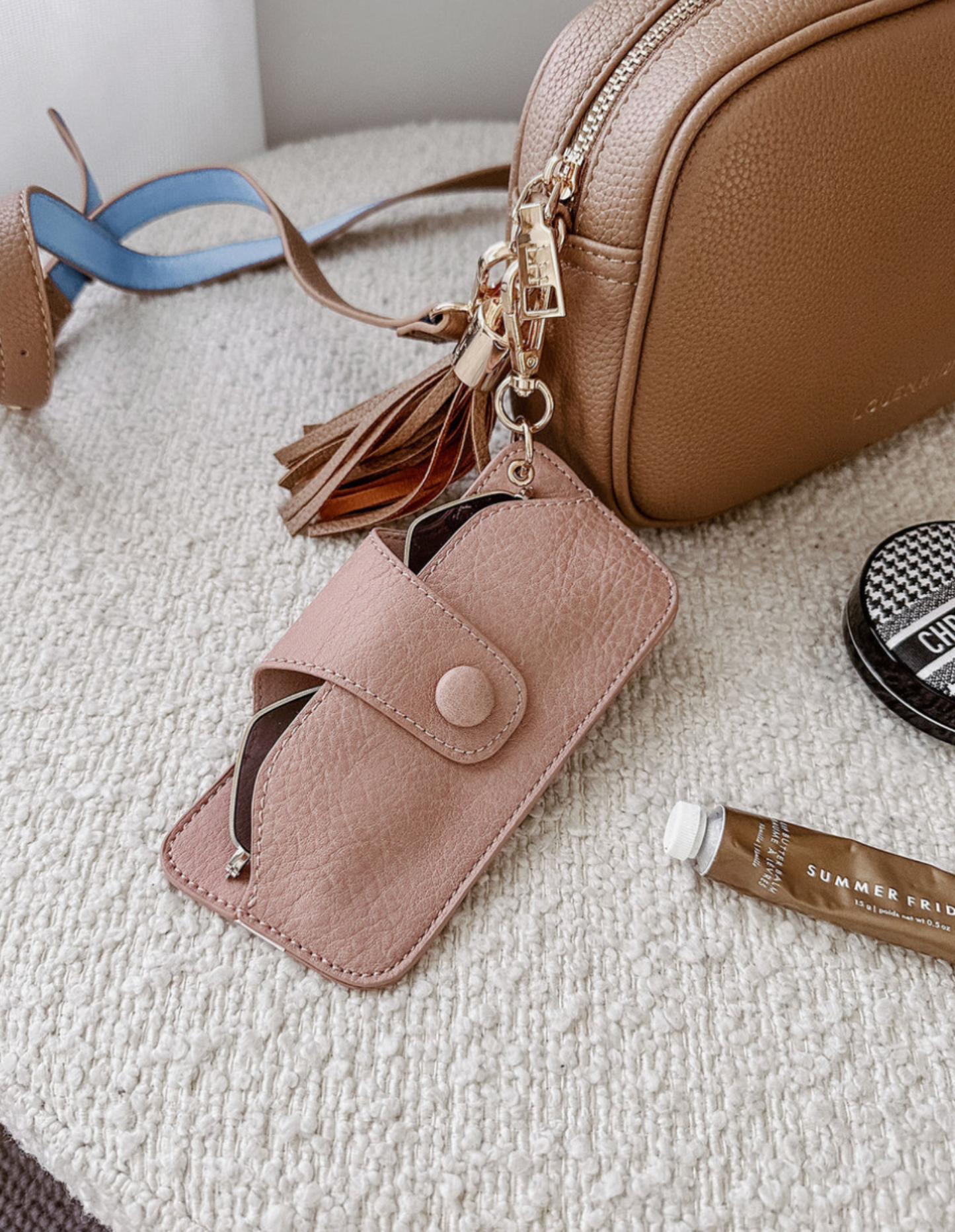 Étui à lunettes de soleil Skittle - Blush - Louenhide