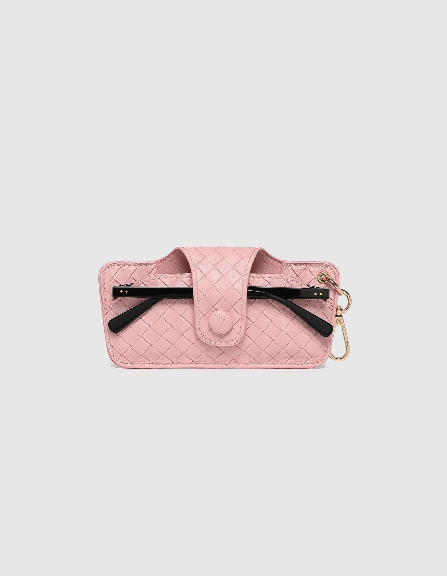 Skittle Sunglasses Case - Woven Pastel Pink - Louenhide