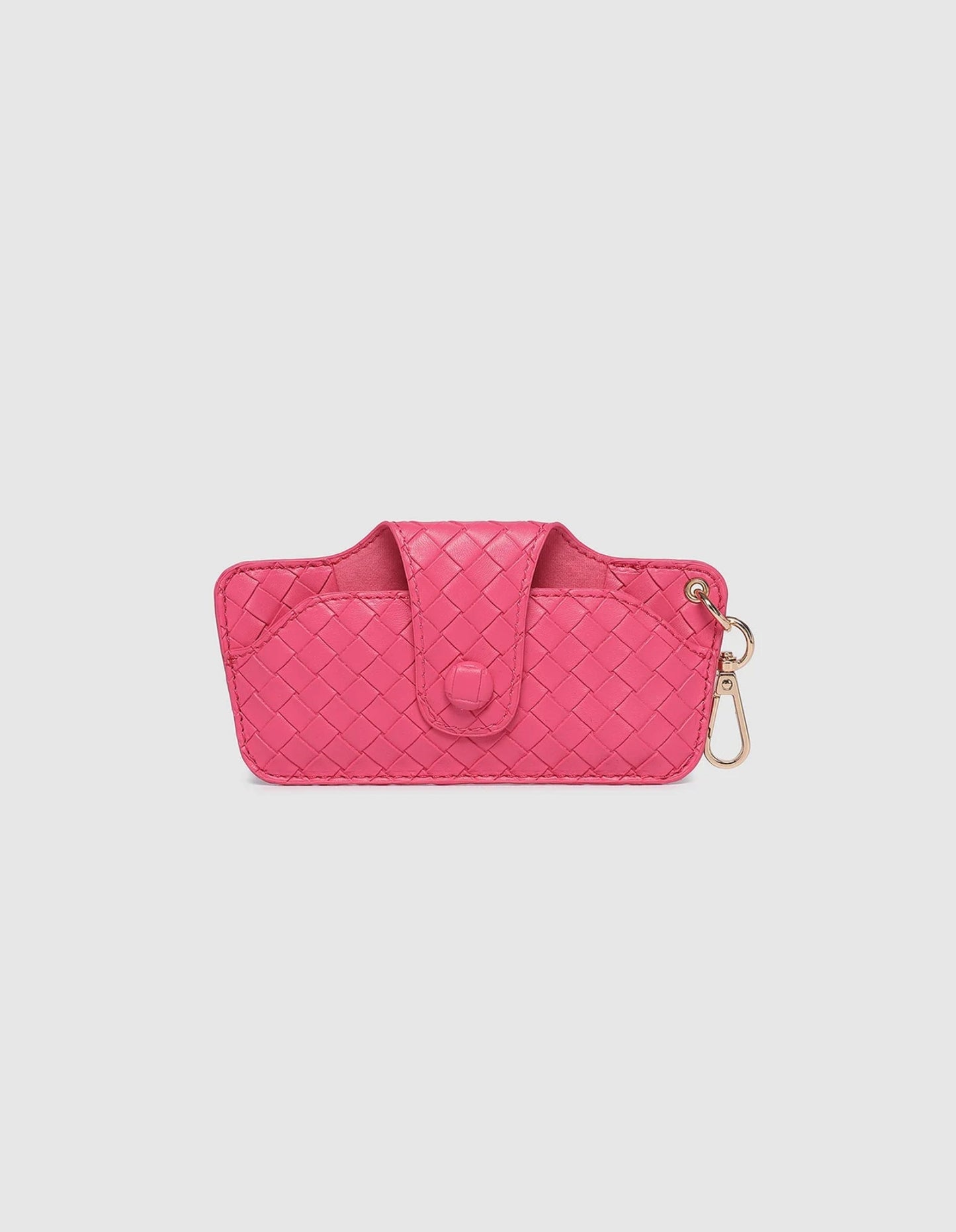 Skittle Sunglasses Case - Woven Hot Pink - Louenhide