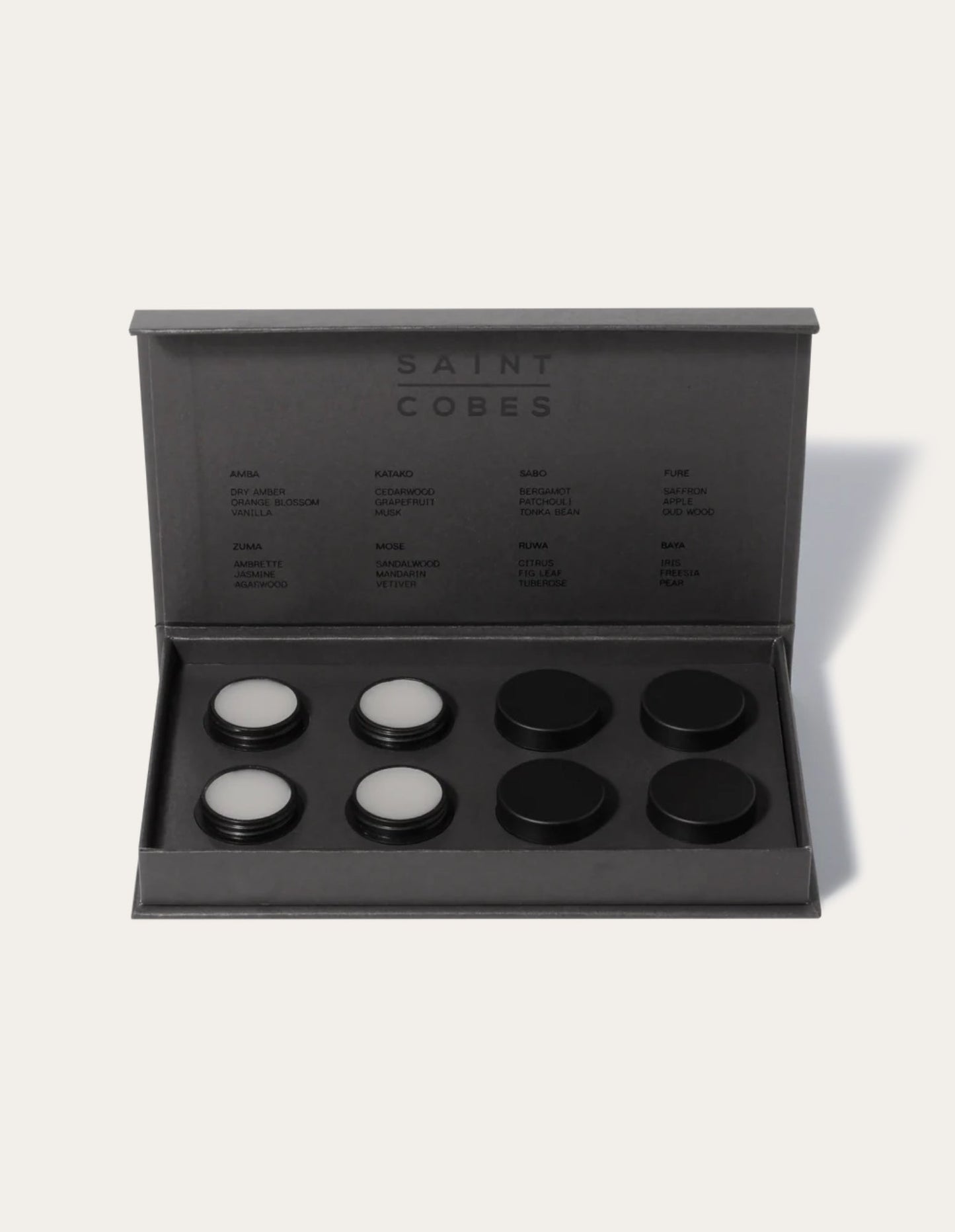 Coffret découverte de parfums solides 8 - Saint Cobes