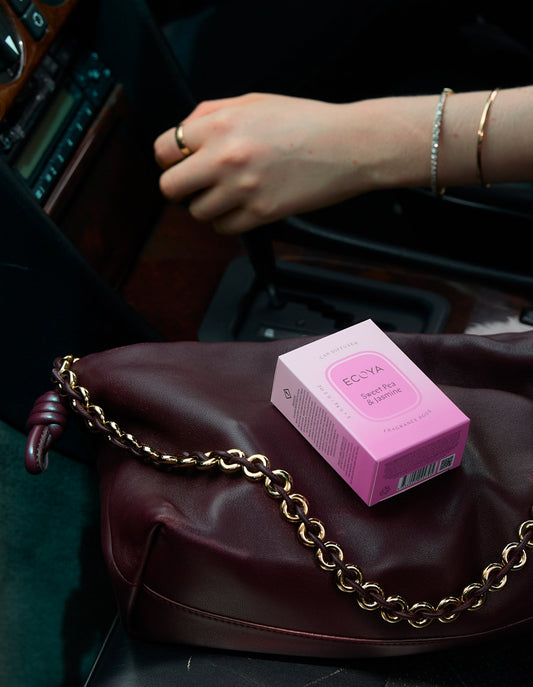 Capsule de parfum pour voiture - Pois de senteur et jasmin - Ecoya 