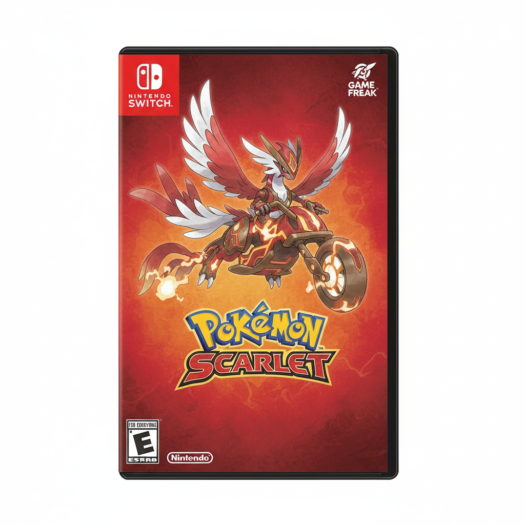Pokemon Scarlet Nintendo Switch game box