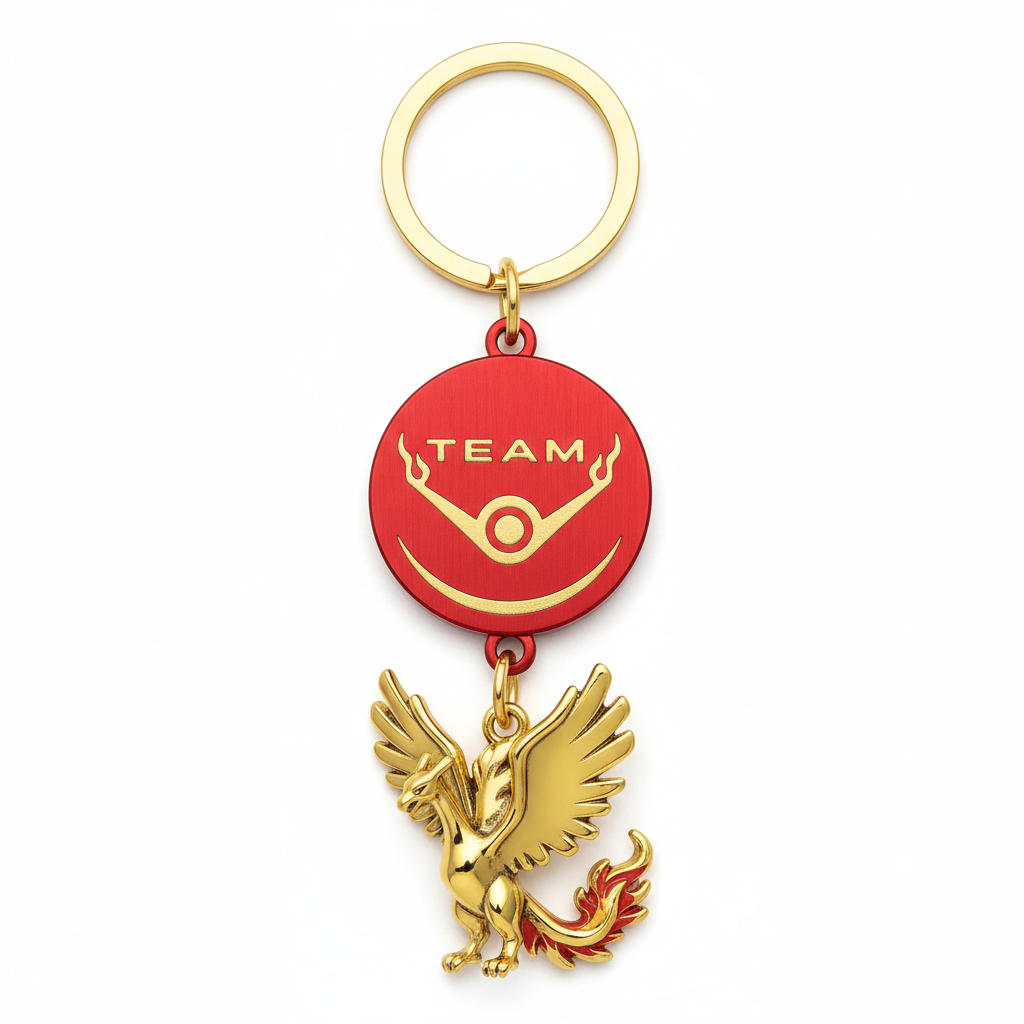 Team Valor Keychain Front View