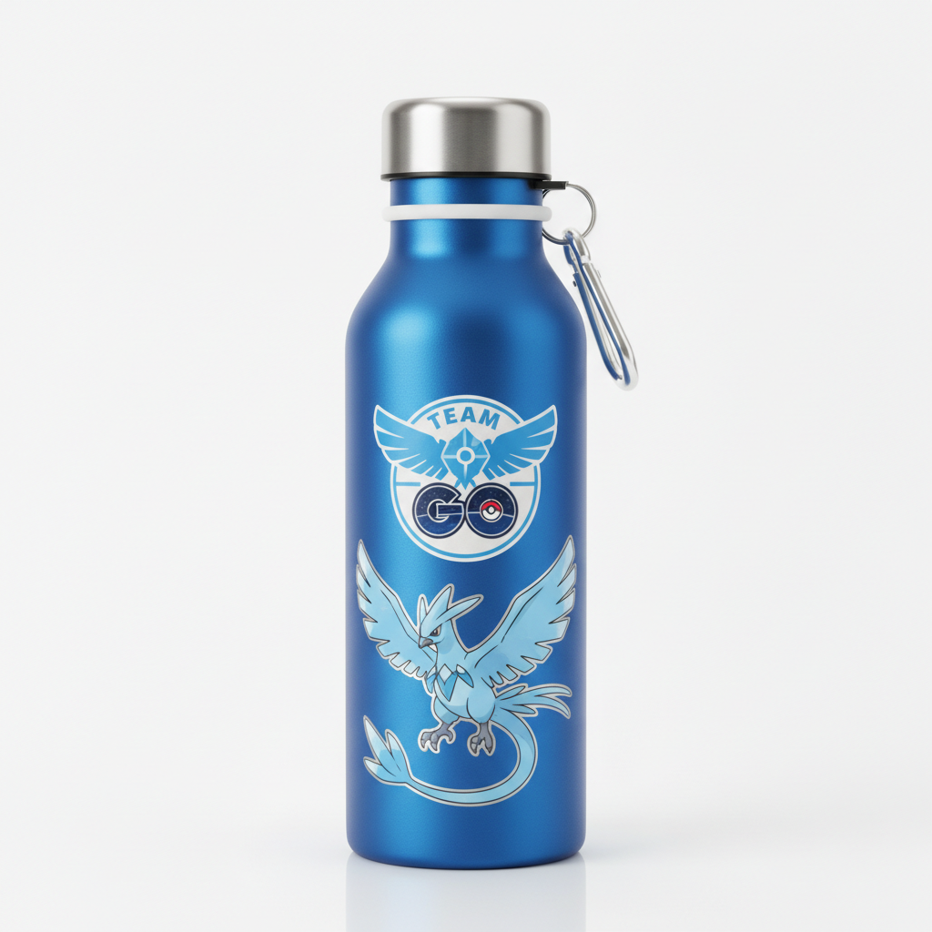Team Mystic Water Bottle Front View
