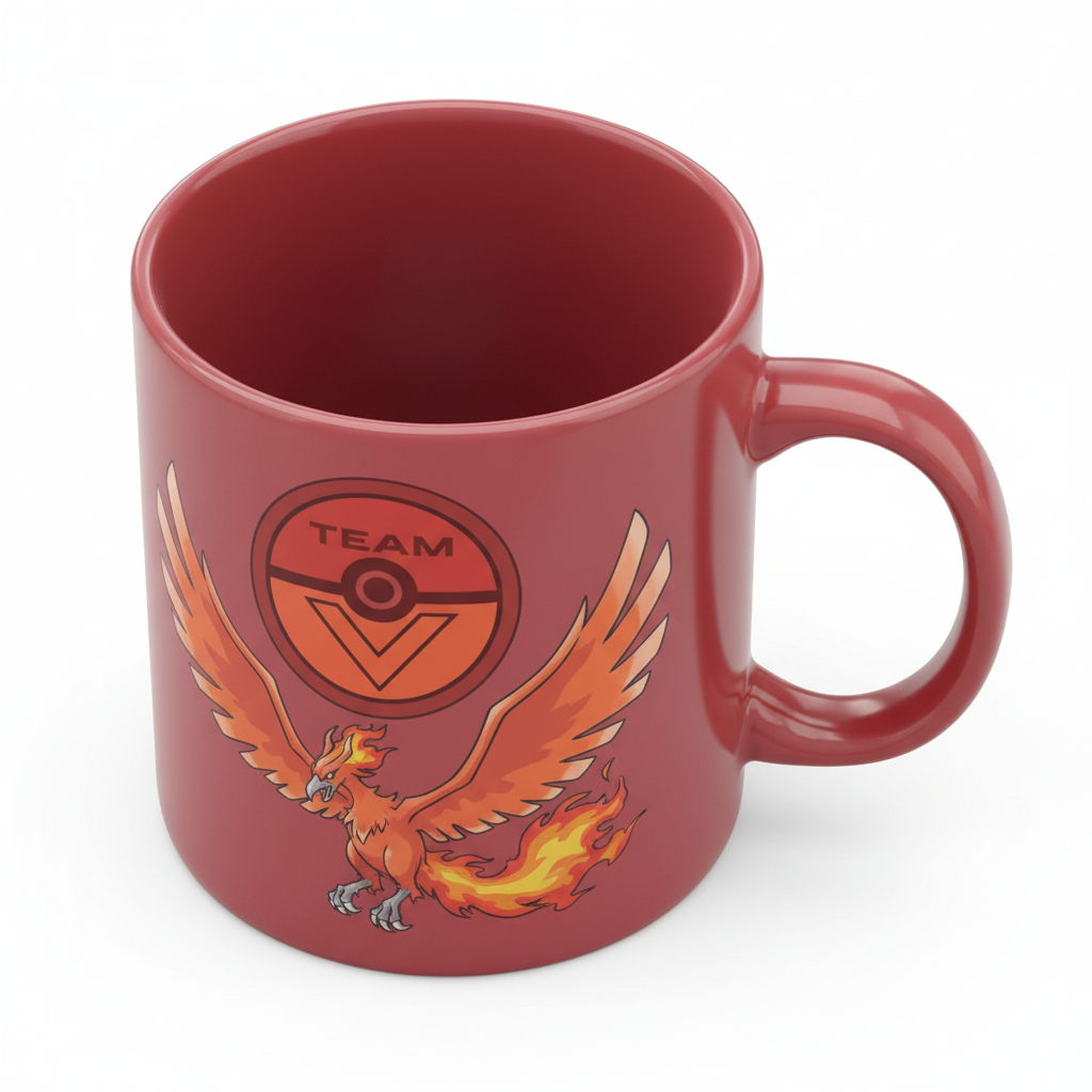 Team Valor Mug Top View