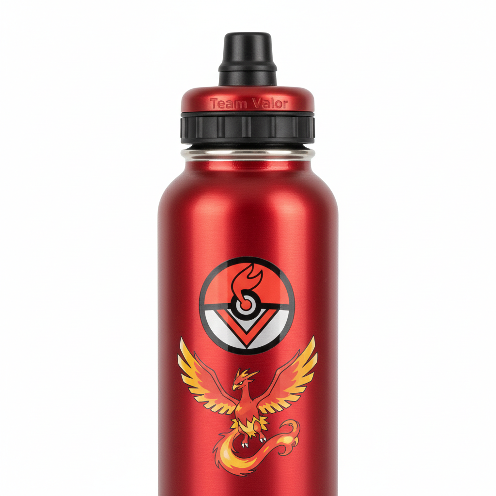 Team Valor Water Bottle Detail View