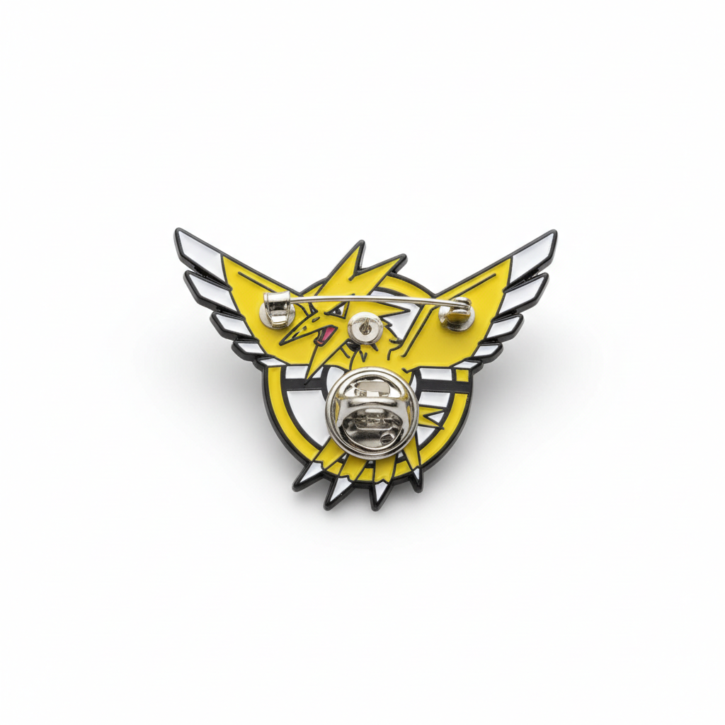 Team Instinct Enamel Pin Back View
