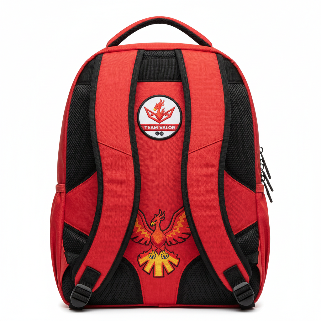Team Valor Backpack Back View