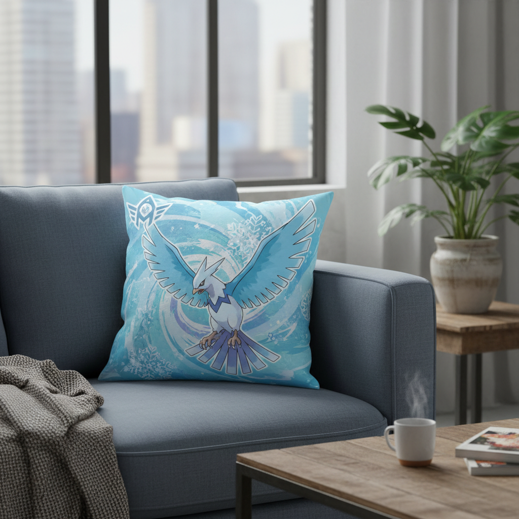 Team Mystic Throw Pillow Lifestyle