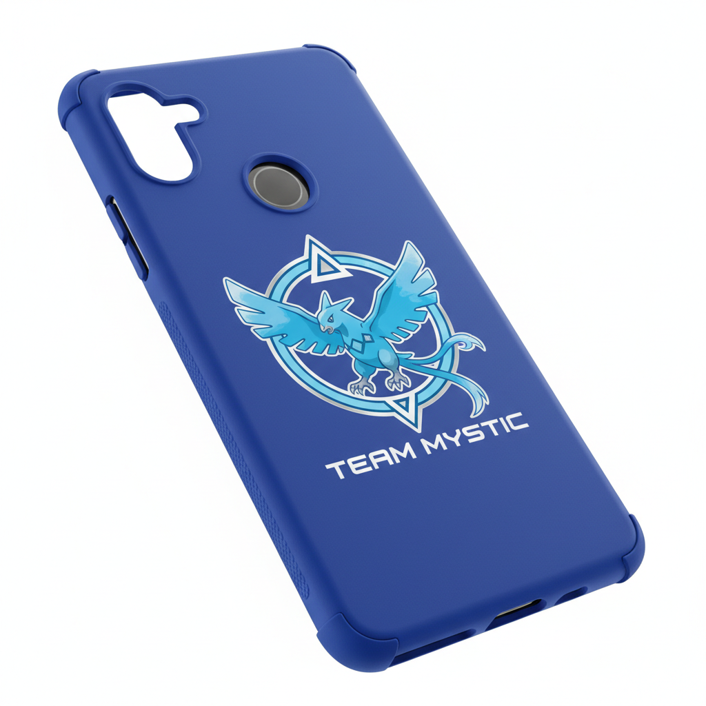 Team Mystic Phone Case Angled View