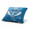 Team Mystic Throw Pillow Angled View