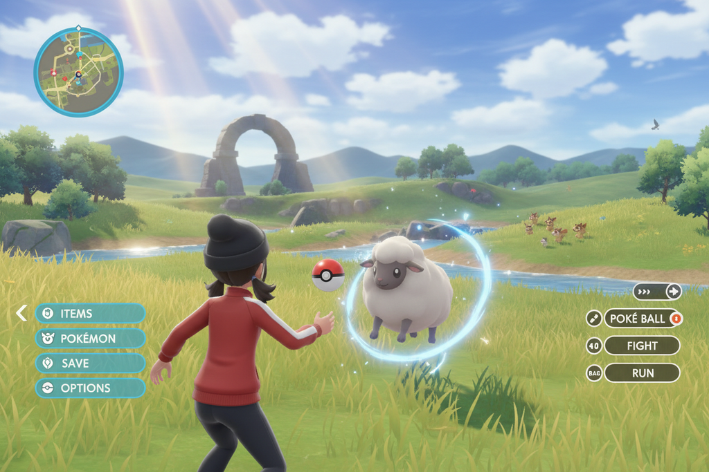 Pokemon Shield Wild Area exploration