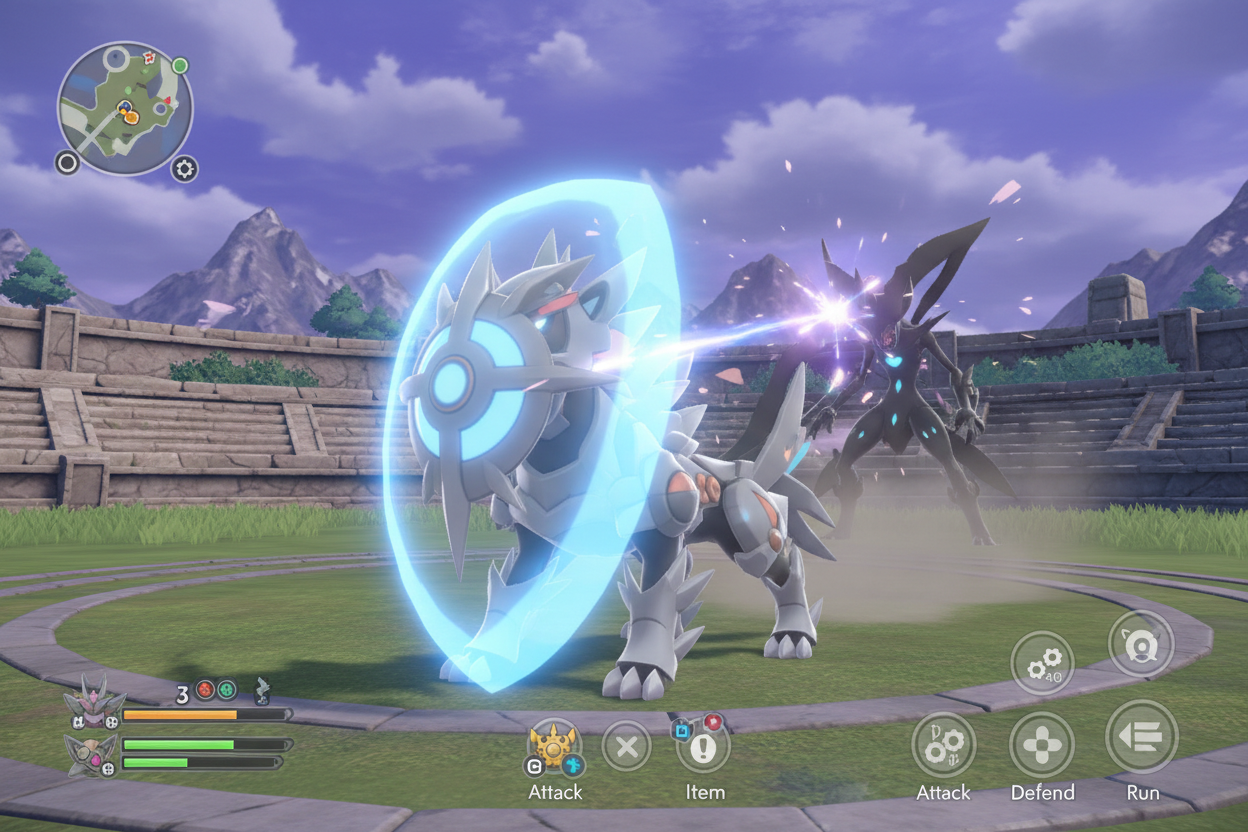 Pokemon Shield legendary Zamazenta battle