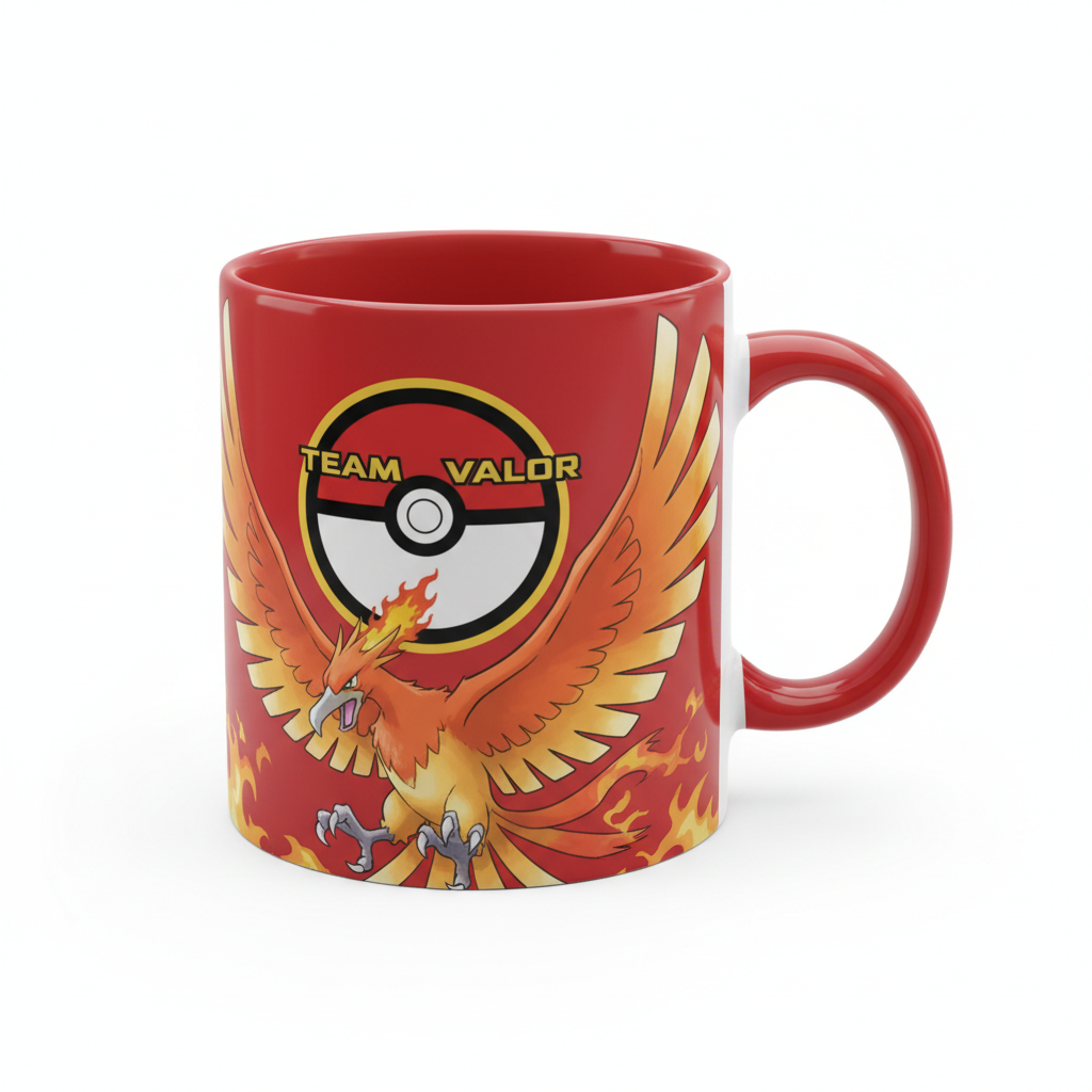 Team Valor Mug Angled View