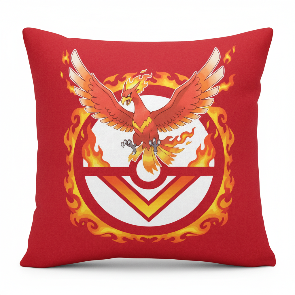 Team Valor Throw Pillow Front View