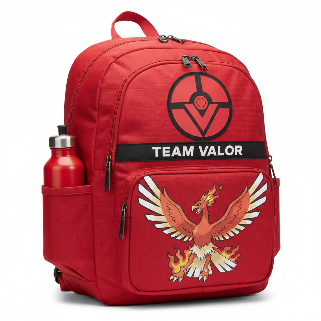 Team Valor Backpack Side View