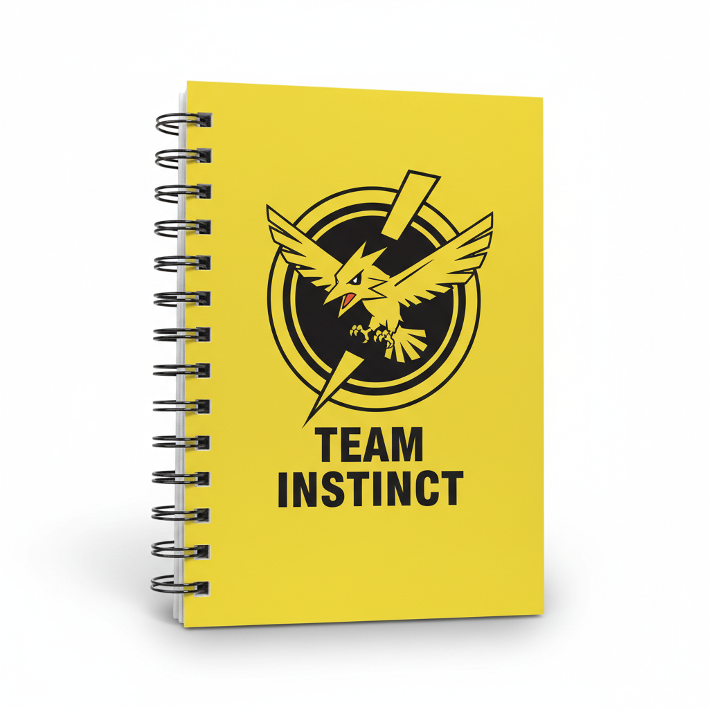 Team Instinct Notebook Angled View