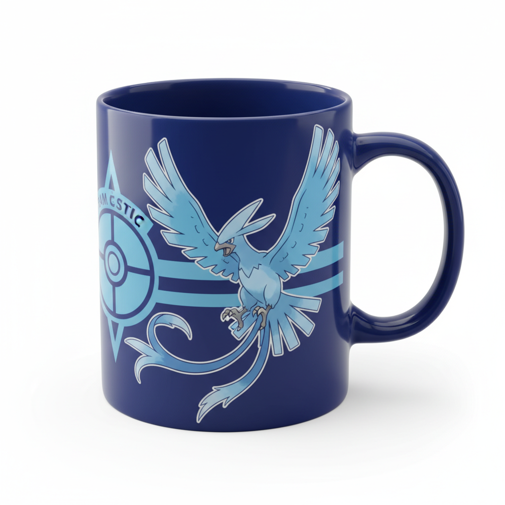 Team Mystic Mug Angled View