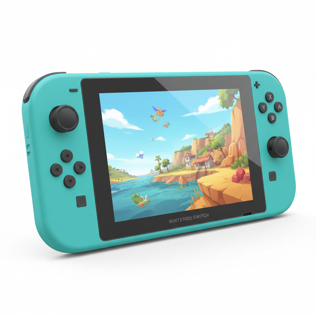 Nintendo Switch Lite Angled View