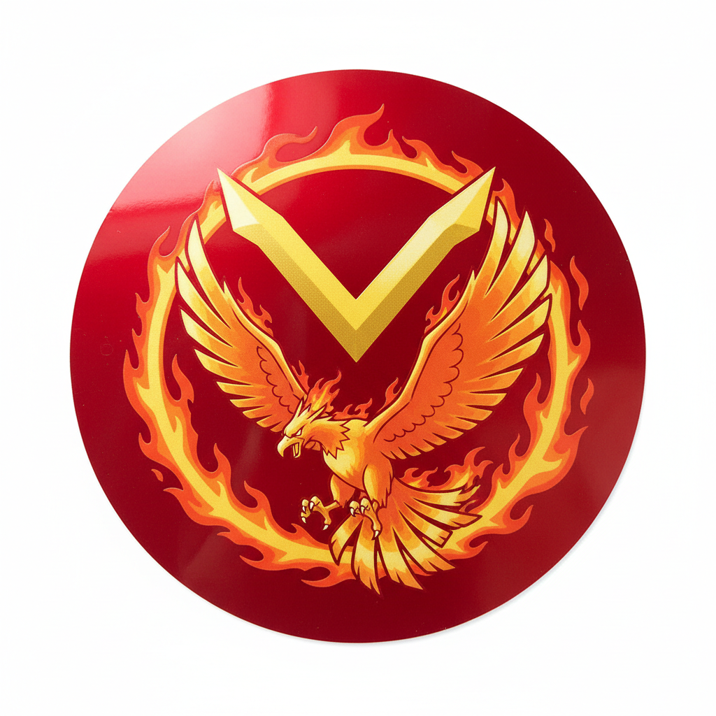 Team Valor Sticker Close-up